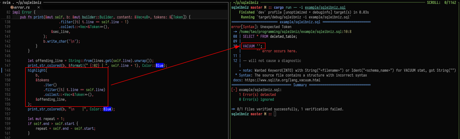 final syntax highlighting